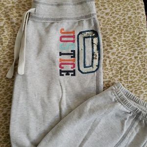 Justice sweatpants girls